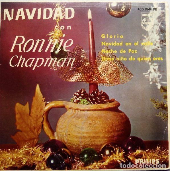 Discos de vinil: Ronnie Chapman &ndash; Navidad Con Ronnie Chapman (Vinyl, Philips 430 968 PE)