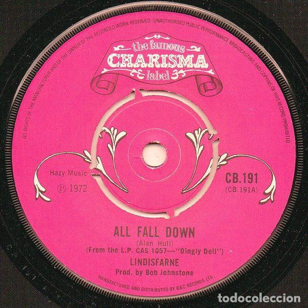 Discos de vinilo: Lindisfarne &ndash; All Fall Down (Vinyl, Charisma CB.191) - Foto 3