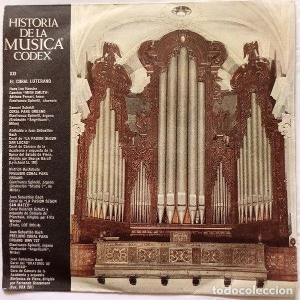 Disques de vinyle: Various &ndash; Historia De La Musica XXI - El Coral Luterano (Vinyl, Codex HdM - 021)