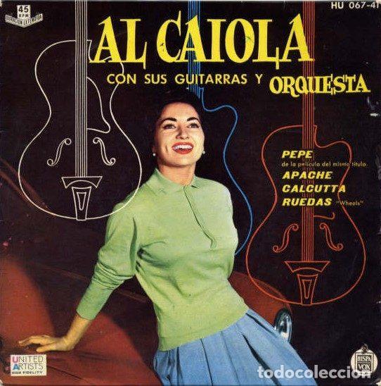 Disques de vinyle: Al Caiola Con sus Guitarras Y Orquesta &ndash; Pepe / Apache / Calcutta / Ruedas (Vinyl, United...