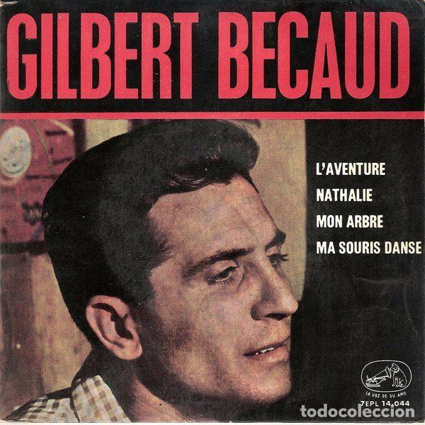 Disques de vinyle: Gilbert B&eacute;caud &ndash; L'Aventure / Nathalie / Mon Arbre / Ma Souris Danse (Vinyl, La Voz De Su Amo...