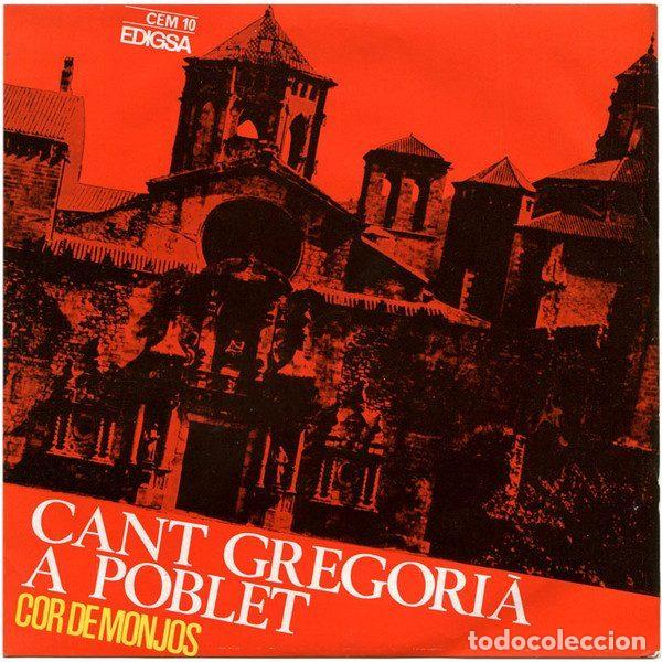 Disques de vinyle: Cor De Monjos &ndash; Cant Gregori&agrave; A Poblet (Vinyl, Edigsa CEM 10)