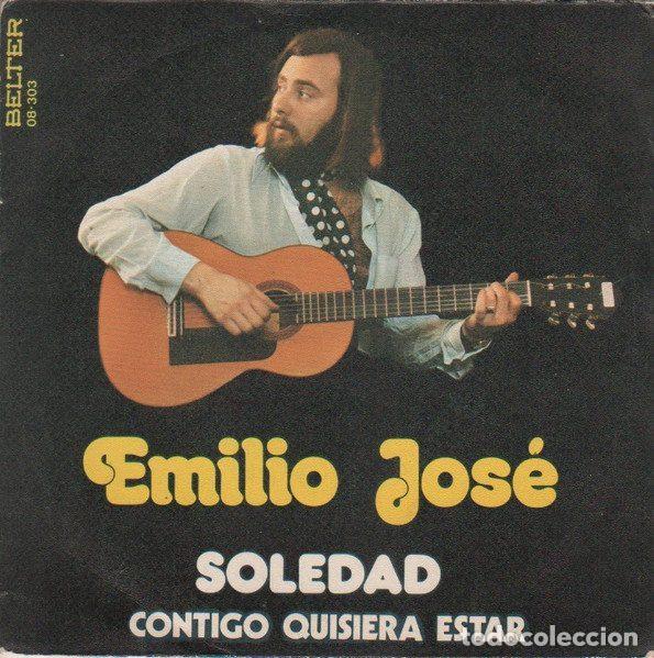 Disques de vinyle: Emilio Jos&eacute; &ndash; Soledad / Contigo Quisiera Estar (Vinyl, Belter 08-303)