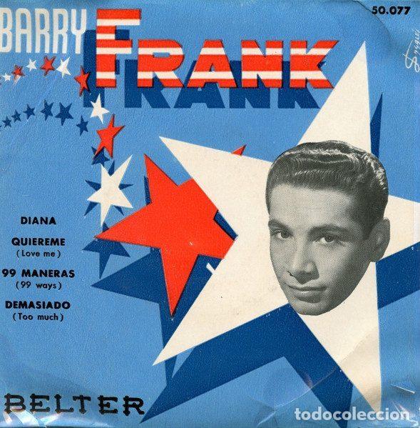 Disques de vinyle: Barry Frank Con Jimmy Carroll Y Su Orquesta &ndash; Diana (Vinyl, Belter 50.077)