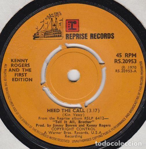 Disques de vinyle: Kenny Rogers And The First Edition &ndash; Heed The Call (Vinyl, Reprise Records RS.20953)