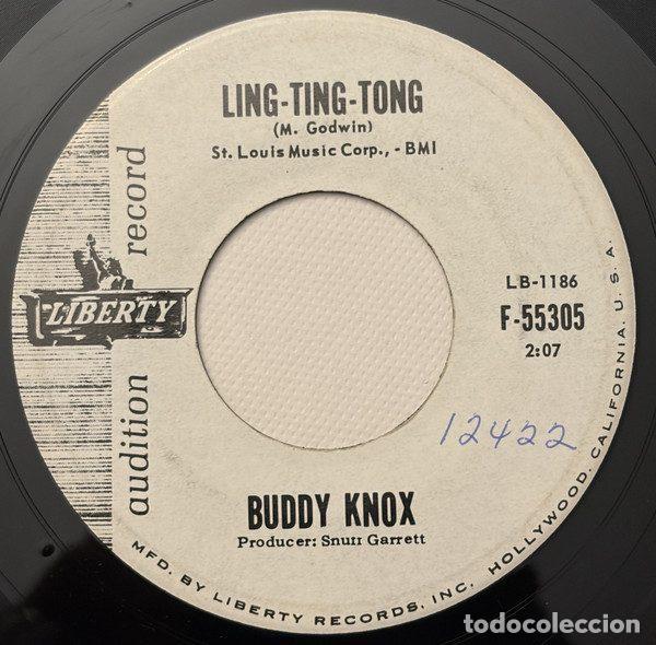 Discos de vinilo: Buddy Knox &ndash; Ling-Ting-Tong / The Kisses (They're All Mine) (Vinyl, Liberty F-55305)