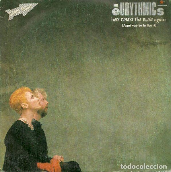 Discos de vinilo: Eurythmics &ndash; Here Comes The Rain Again = Aqu&iacute; Vuelve La Lluvia (Vinyl, RCA Victor PB-68141)