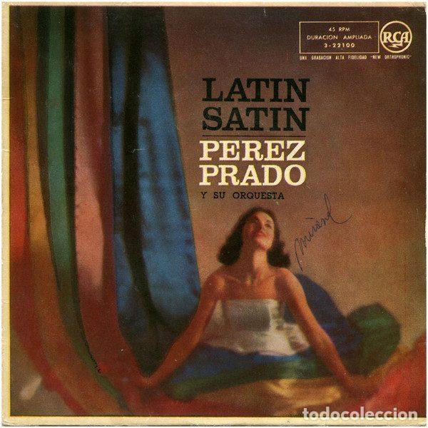 Dischi in vinile: Perez Prado Y Su Orquesta &ndash; Latin Satin (Vinyl, RCA Victor 3-22100)