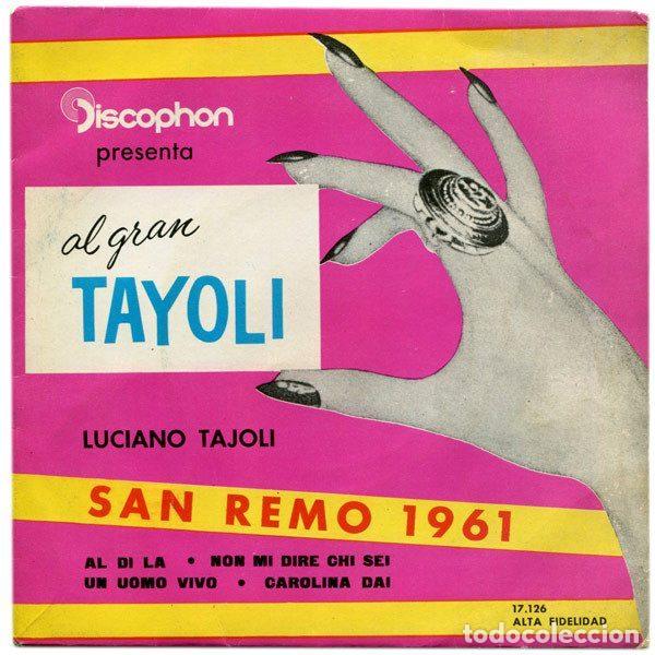 Disques de vinyle: Luciano Tajoli &ndash; El Gran Tayoli (Vinyl, Discophon 17.126)