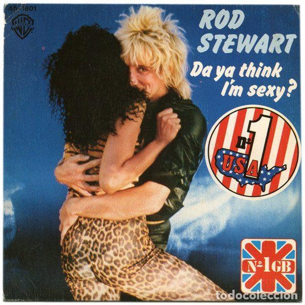 Discos de vinilo: Rod Stewart &ndash; Da Ya Think I'm Sexy? (Vinyl, Warner Bros. Records 45-1801)