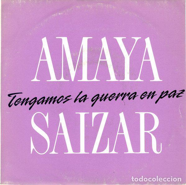 Disques de vinyle: Amaya Saizar &ndash; Tengamos La Guerra En Paz (Vinyl, WEA 1.357)