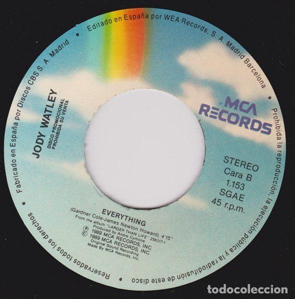 Discos de vinilo: Jody Watley &ndash; Everything (Vinyl, MCA Records 1.153) - Foto 4
