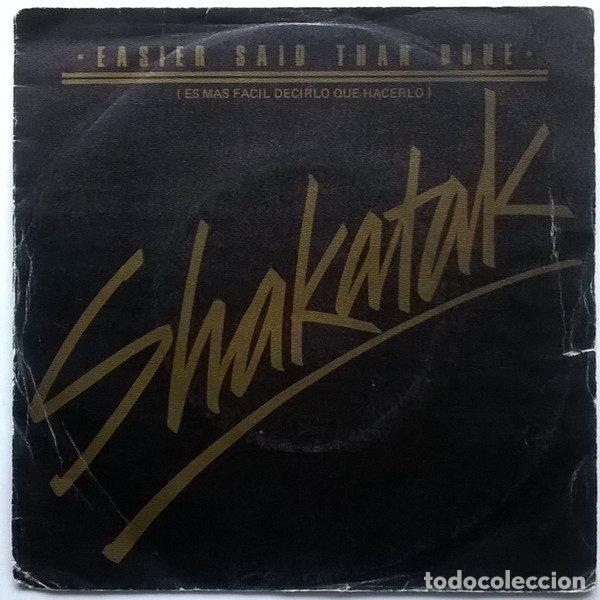 Discos de vinilo: Shakatak &ndash; Easier Said Than Done = Es Mas Facil Decirlo Que Hacerlo (Vinyl, Polydor 20 59 424)