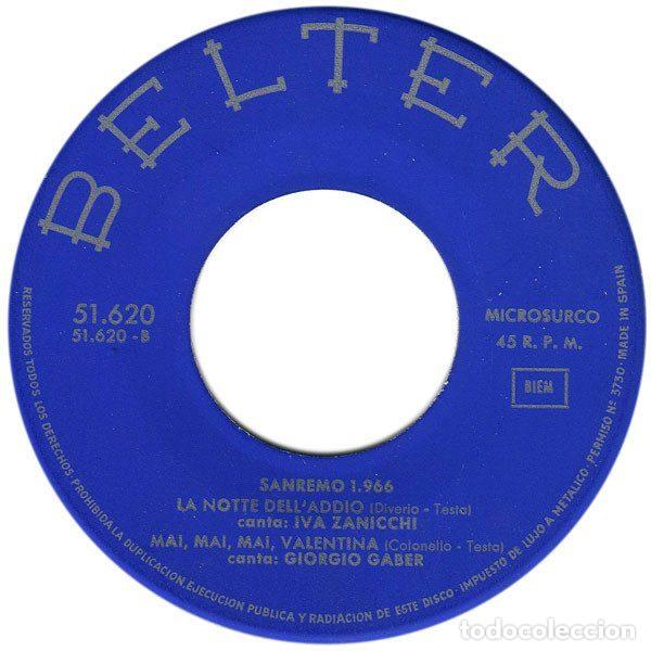 Discos de vinilo: Various &ndash; Sanremo 1966 (Vinyl, Belter 51.620) - Foto 4