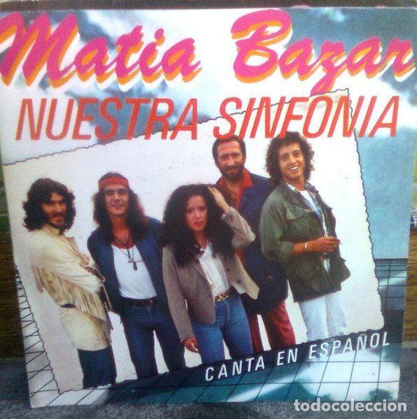 Vinyl-Schallplatten: Matia Bazar &ndash; Nuestra Sinfonia (Vinyl, Epic EPC 9351)