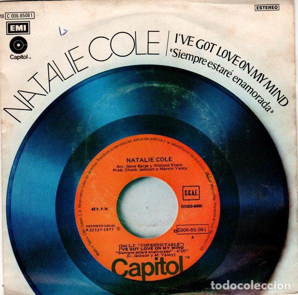 Vinyl-Schallplatten: Natalie Cole &ndash; I've Got Love On My Mind = Siempre Estar&eacute; Enamorada (Vinyl, Capitol Records 10C...