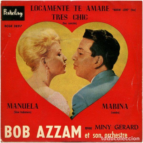 Vinyl-Schallplatten: Bob Azzam Et Son Orchestre Avec Miny Gerard &ndash; Locamente Te Amare = Makin' Love (Vinyl, Barclay...