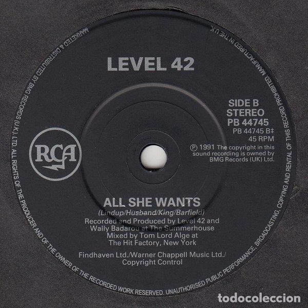 Discos de vinilo: Level 42 &ndash; Guaranteed (Vinyl, RCA PB 44745) - Foto 4
