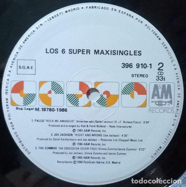 Discos de vinilo: Various &ndash; Los 86 Super Maxisingles (Vinyl, A&M Records 396 910-1) - Foto 4