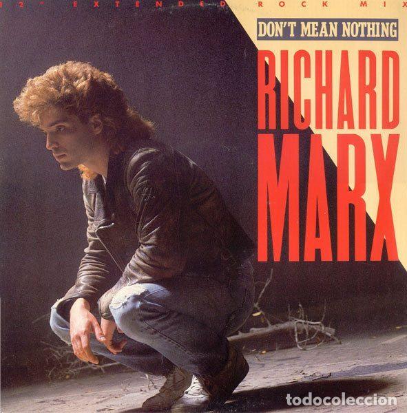 Discos de vinilo: Richard Marx &ndash; Don't Mean Nothing (Vinyl, EMI-Manhattan Records 1C K060-20 1973 6)