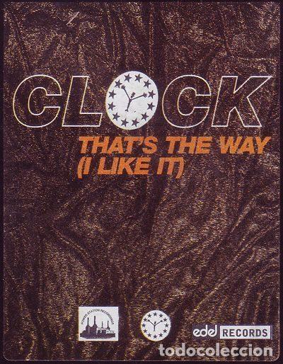 Discos de vinilo: Clock &ndash; That's The Way (I Like It) (Vinyl, Edel Records 0038010 ERE)