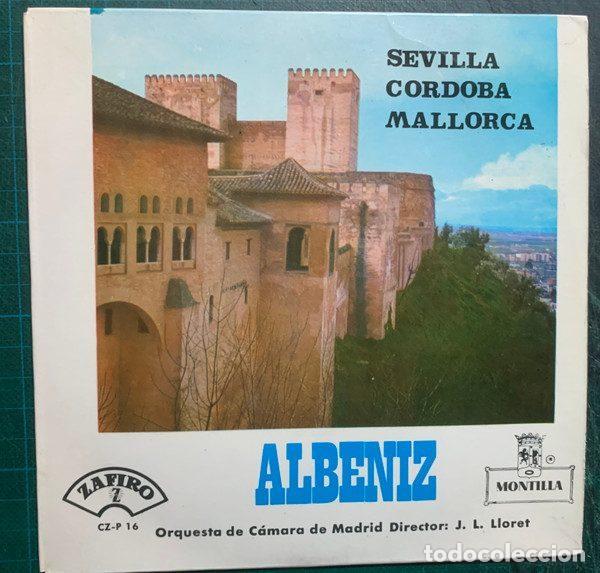 Discos de vinilo: Isaac Alb&eacute;niz & Orquesta de C&aacute;mara de Madrid &ndash; Sevilla / Cordoba / Mallorca (Vinyl, Zafiro CZ-P 16)