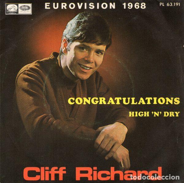 Vinyl records: Cliff Richard &ndash; Congratulations (Vinyl, La Voz De Su Amo PL 63.191)