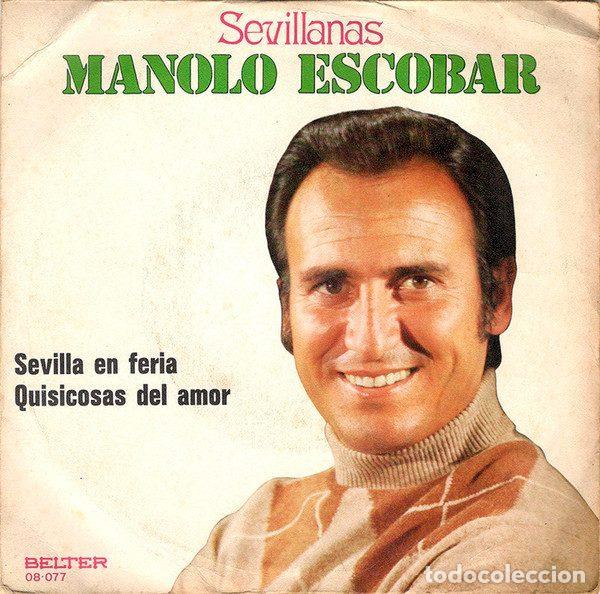 Vinyl records: Manolo Escobar &ndash; Sevillanas (Vinyl, Belter 08-077)