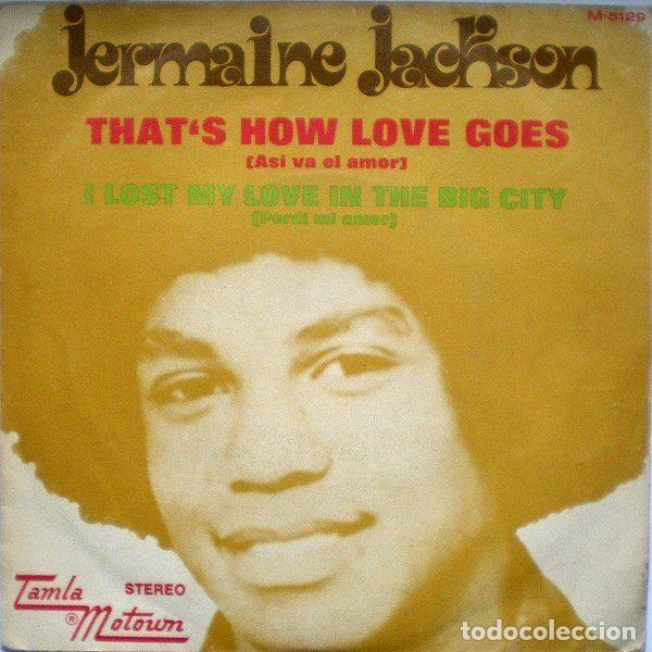 Vinyl records: Jermaine Jackson &ndash; That's How Love Goes (Vinyl, Tamla Motown M-5129)