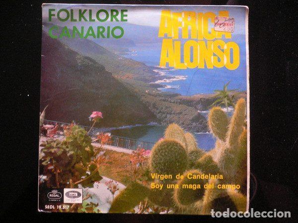 Disques de vinyle: Africa Alonso Y Su Conjunto &ndash; Virgen De Candelaria (Vinyl, Regal SEDL 19.517)