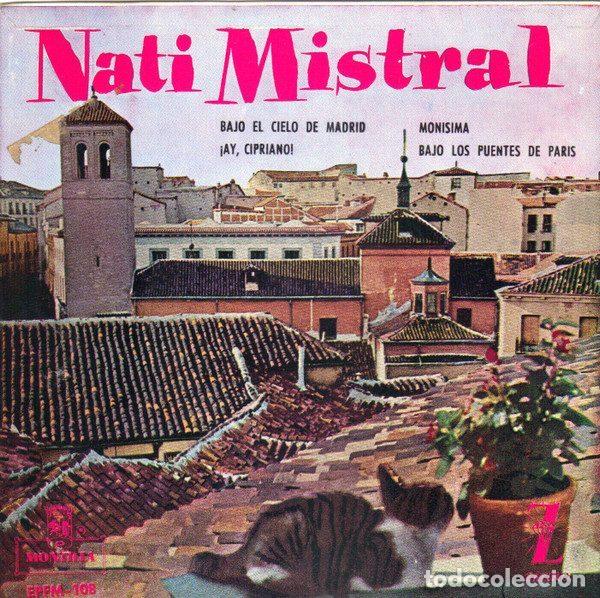 Vinyl-Schallplatten: Nati Mistral &ndash; Bajo El Cielo De Madrid (Vinyl, Montilla EPFM-108)