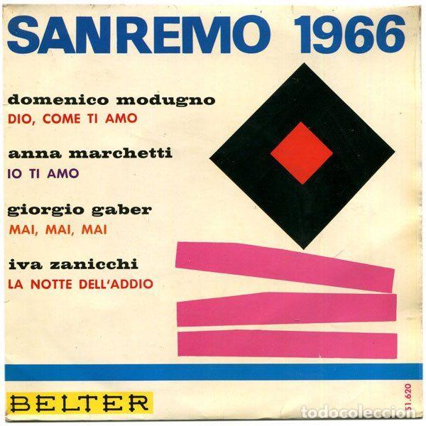 Discos de vinil: Various &ndash; Sanremo 1966 (Vinyl, Belter 51.620)