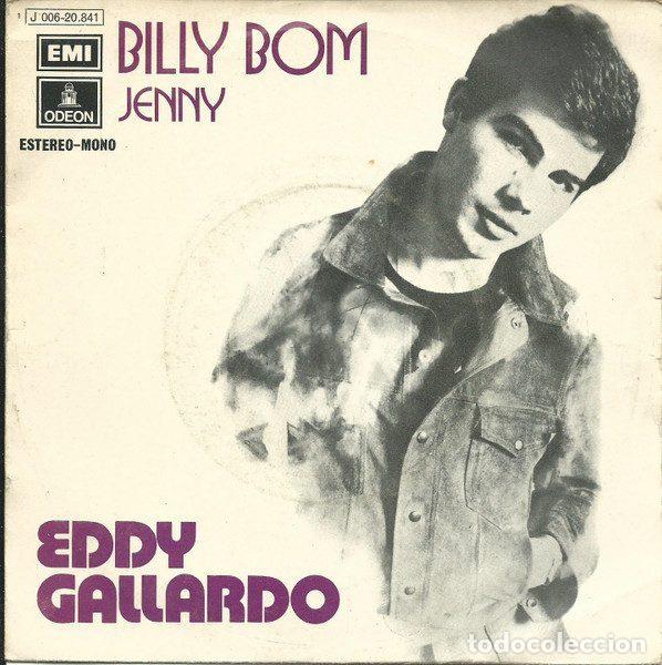 Discos de vinilo: Eddy Gallardo &ndash; Billy Bom (Vinyl, Odeon 1 J 006-20.841) - Foto 1