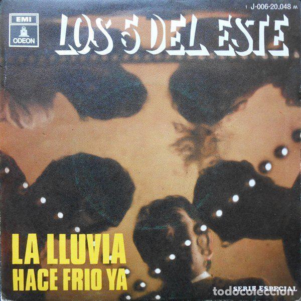 Dischi in vinile: Los 5 Del Este &ndash; La Lluvia / Hace Frio Ya (Vinyl, Odeon 1 J-006-20.048)
