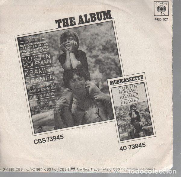 Discos de vinilo: Various &ndash; Kramer Vs. Kramer (Soundtrack) (Vinyl, CBS PRO 107) - Foto 2