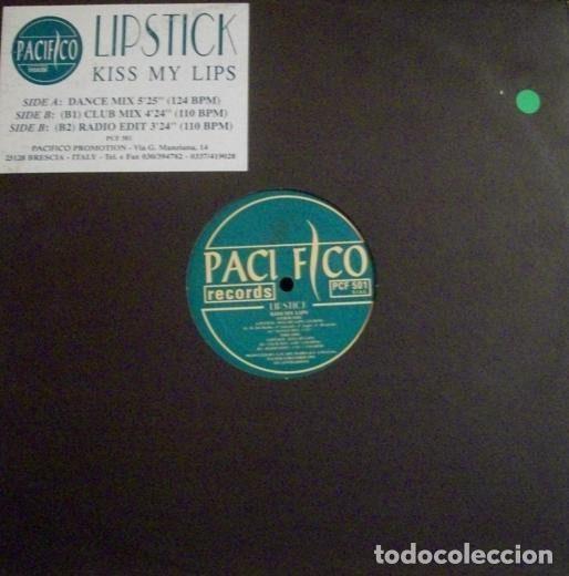 Disques de vinyle: Lipstick &ndash; Kiss My Lips (Vinyl, Pacifico Records PCF 501)