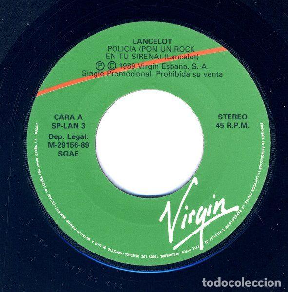 Discos de vinilo: Lancelot &ndash; Policia (Vinyl, Virgin SP-LAN 3) - Foto 3