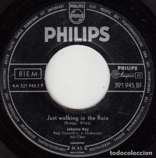Discos de vinil: Johnnie Ray &ndash; Just Walking In The Rain / In The Candlelight (Vinyl, Philips 321 945 BF)