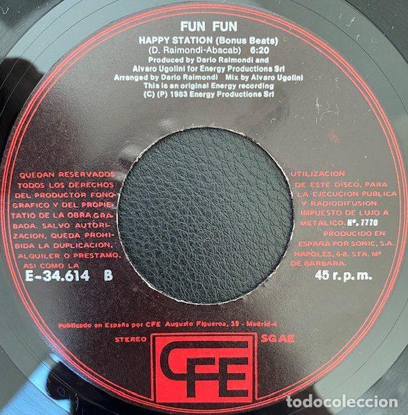 Discos de vinilo: Fun Fun &ndash; Happy Station (Scratch Version) (Vinyl, CFE E-34614) - Foto 4