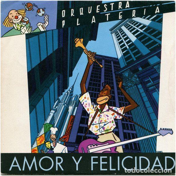 Vinyl records: Orquestra Plateria &ndash; Amor Y Felicidad (Vinyl, Ariola A-106089)