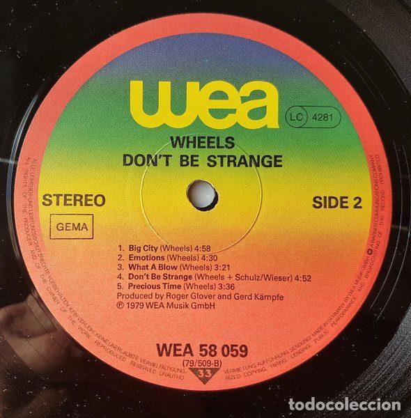Discos de vinilo: Wheels &ndash; Dont Be Strange (Vinyl, WEA WEA 58 059) - Foto 4