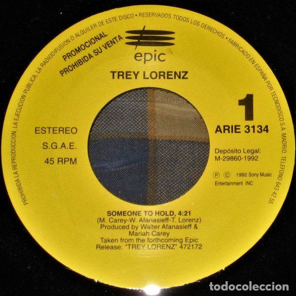 Discos de vinil: Trey Lorenz &ndash; Someone To Hold (Vinyl, Epic ARIE 3134)