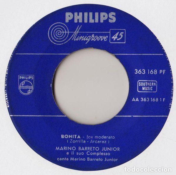 Discos de vinilo: Marino Barreto Junior E Il Suo Complesso &ndash; Bonita (Vinyl, Philips 363 168 PF)