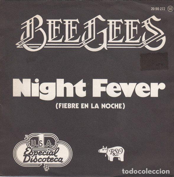 Vinyl records: Bee Gees &ndash; Night Fever = Fiebre En La Noche (Vinyl, RSO 20 90 272)
