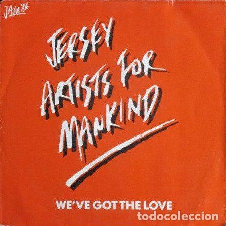 Disques de vinyle: Jersey Artists For Mankind &ndash; We've Got The Love (Vinyl, Arista A 108258)