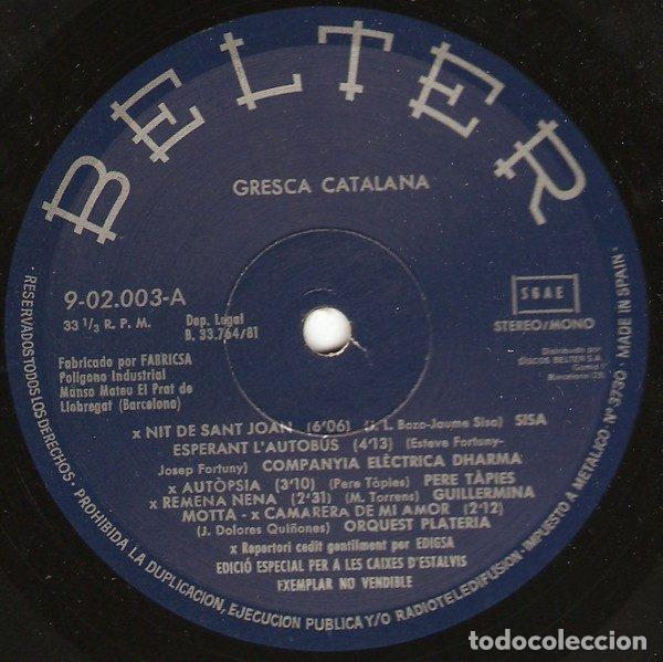 Discos de vinilo: Various &ndash; Gresca Catalana (Vinyl, Belter 9.02.003) - Foto 3