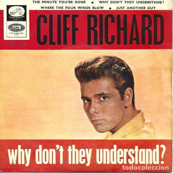Dischi in vinile: Cliff Richard &ndash; Why Don't They Understand (Vinyl, La Voz De Su Amo 7EPL 14.173)