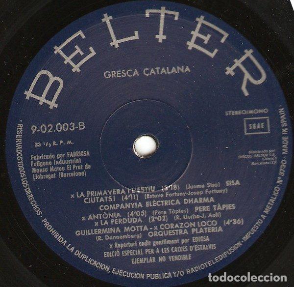 Discos de vinilo: Various &ndash; Gresca Catalana (Vinyl, Belter 9.02.003) - Foto 4