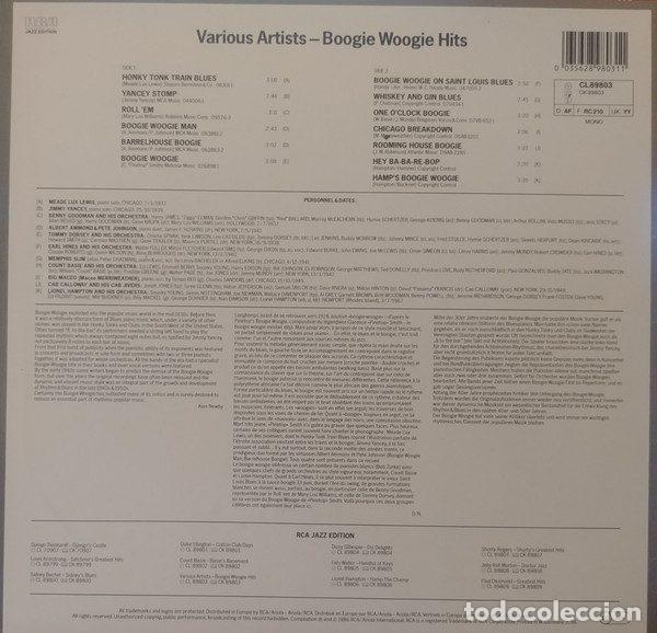 Discos de vinilo: Various &ndash; Boogie Woogie Hits (Vinyl, RCA CL89803) - Foto 2