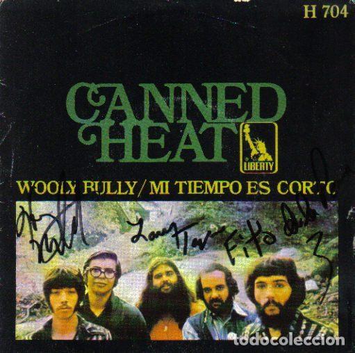 Discos de vinil: Canned Heat &ndash; Wooly Bully / Mi Tiempo Es Corto (Vinyl, Liberty H 704)